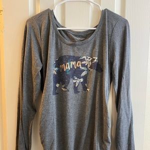 Mama Bear Long Sleeve Maternity shirt